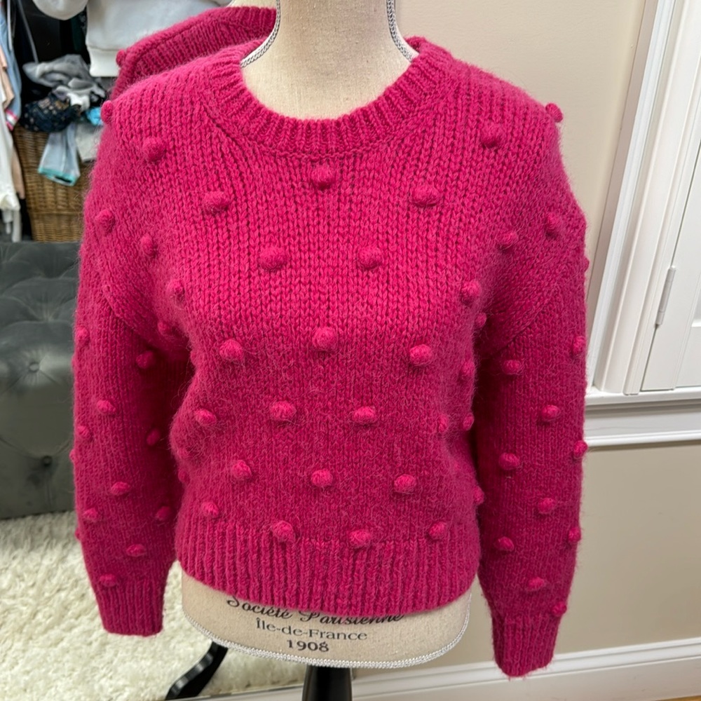 Fun and happy pink & Other Stories sweater purchased in Barcelona. Never worn